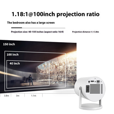 Portable Straight Projector For Home